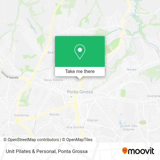 Unit Pilates & Personal map