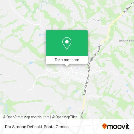 Dra Simone Definski map