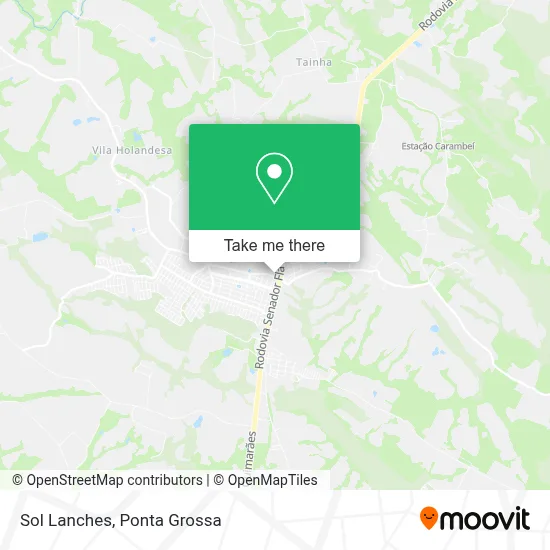 Sol Lanches map