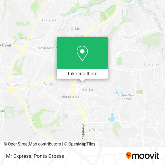 Mr Express map