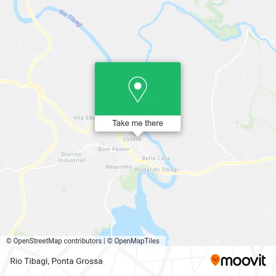Rio Tibagi map