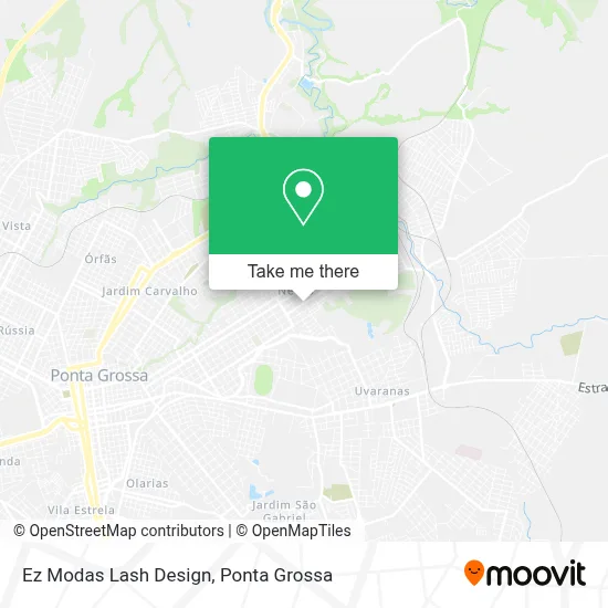 Ez Modas Lash Design map