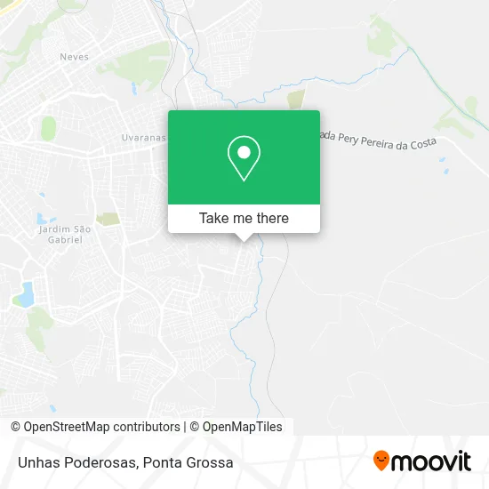 Unhas Poderosas map