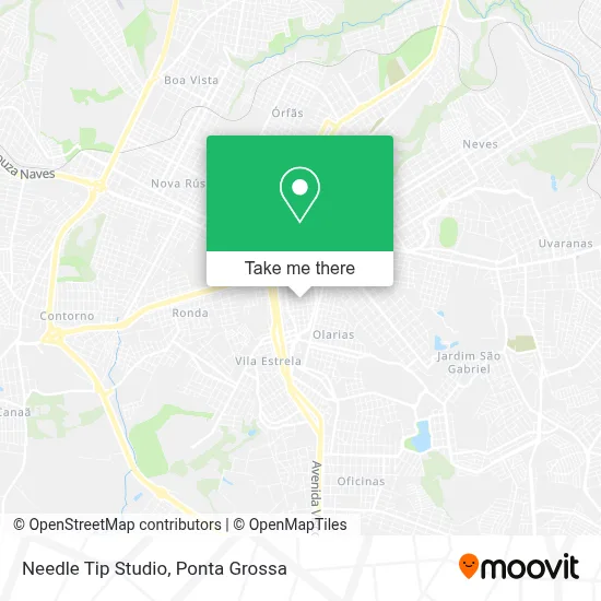 Needle Tip Studio map