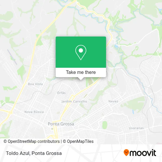 Toldo Azul map