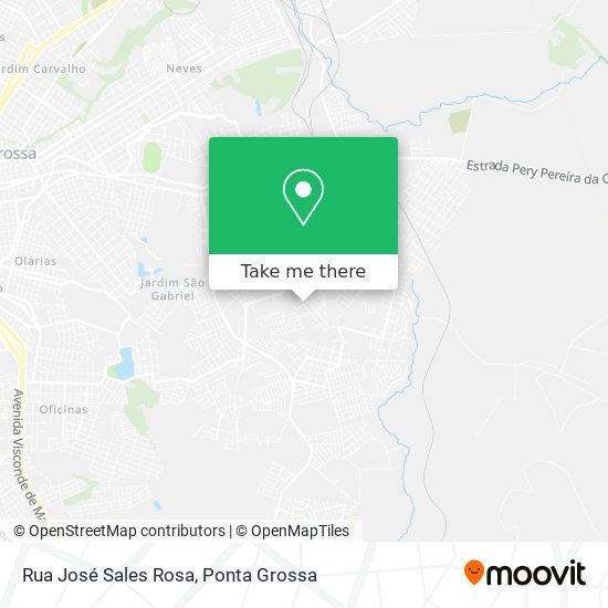 Mapa Rua José Sales Rosa