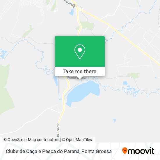 Clube de Caça e Pesca do Paraná map