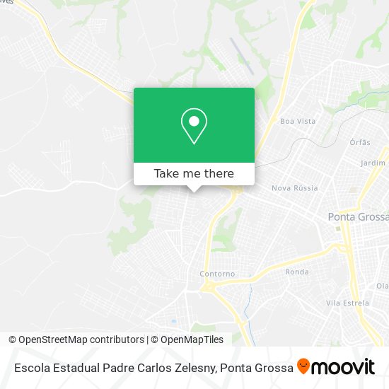 Mapa Escola Estadual Padre Carlos Zelesny