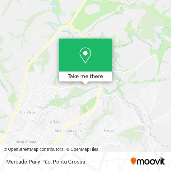 Mercado Pany Pão map