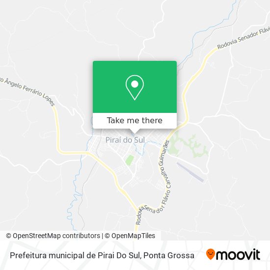 Prefeitura municipal de Pirai Do Sul map