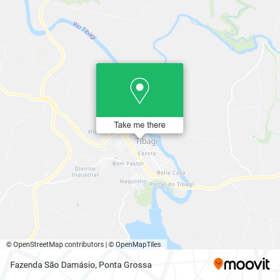 Fazenda São Damásio map