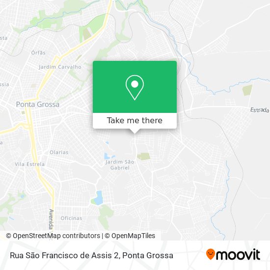 Mapa Rua São Francisco de Assis 2