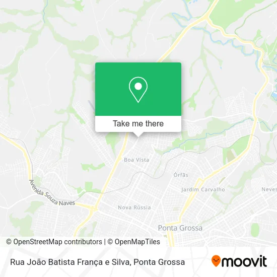 Rua João Batista França e Silva map