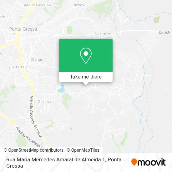 Rua Maria Mercedes Amaral de Almeida 1 map