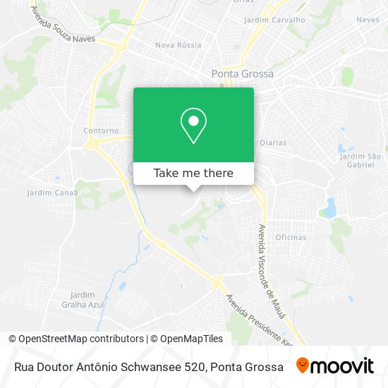 Mapa Rua Doutor Antônio Schwansee 520