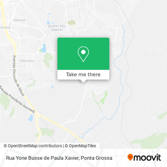 Rua Yone Busse de Paula Xavier map