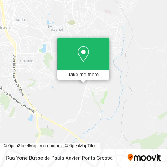 Rua Yone Busse de Paula Xavier map