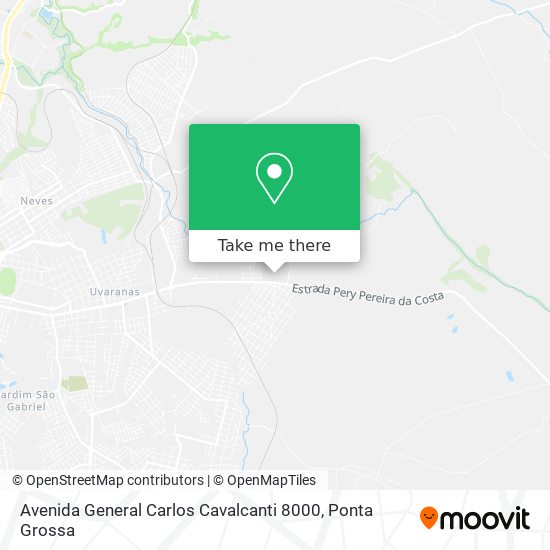 Avenida General Carlos Cavalcanti 8000 map