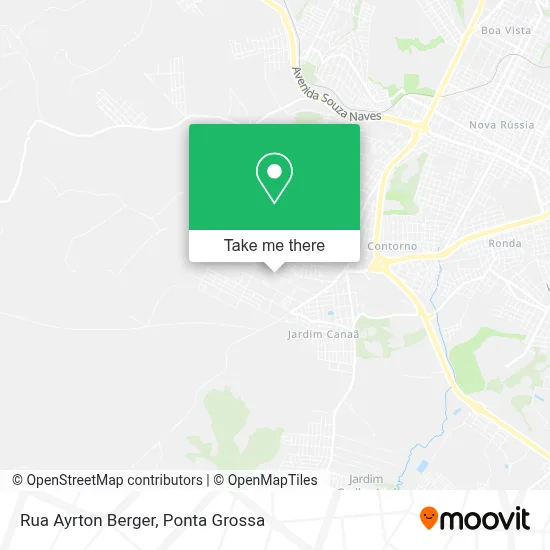 Rua Ayrton Berger map