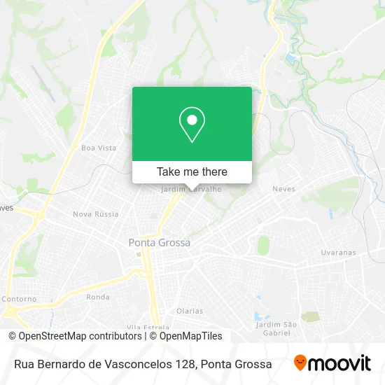 Rua Bernardo de Vasconcelos 128 map