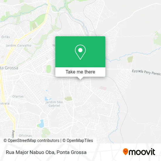 Rua Major Nabuo Oba map