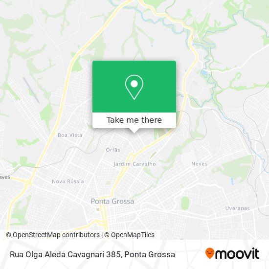 Mapa Rua Olga Aleda Cavagnari 385