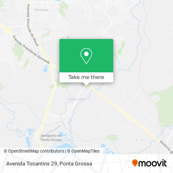 Mapa Avenida Tocantins 29