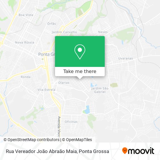 Mapa Rua Vereador João Abraão Maia