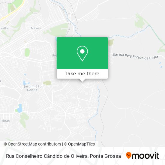 Mapa Rua Conselheiro Cândido de Oliveira