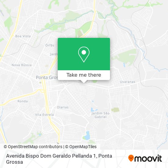 Avenida Bispo Dom Geraldo Pellanda 1 map