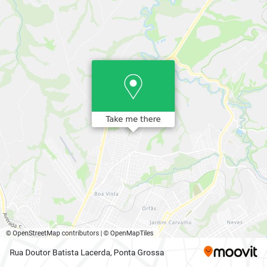 Mapa Rua Doutor Batista Lacerda