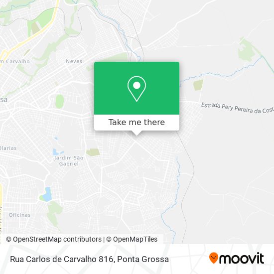 Mapa Rua Carlos de Carvalho 816