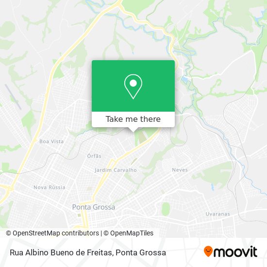 Rua Albino Bueno de Freitas map