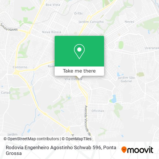 Rodovia Engenheiro Agostinho Schwab 596 map