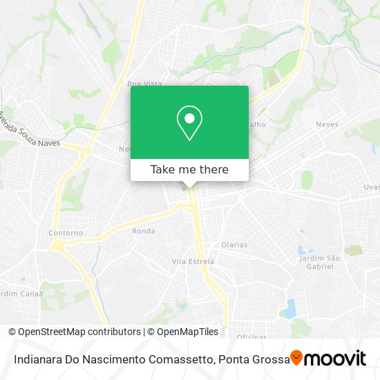 Indianara Do Nascimento Comassetto map