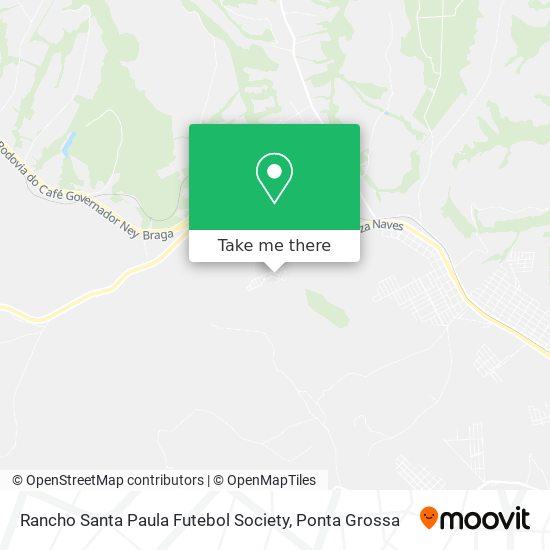Mapa Rancho Santa Paula Futebol Society
