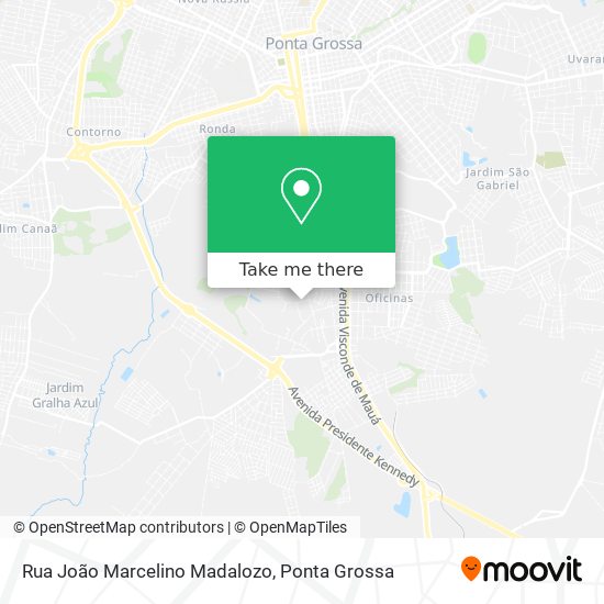 Rua João Marcelino Madalozo map