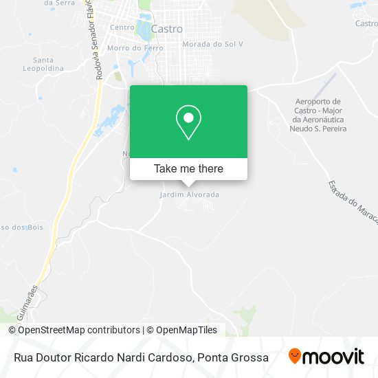 Rua Doutor Ricardo Nardi Cardoso map