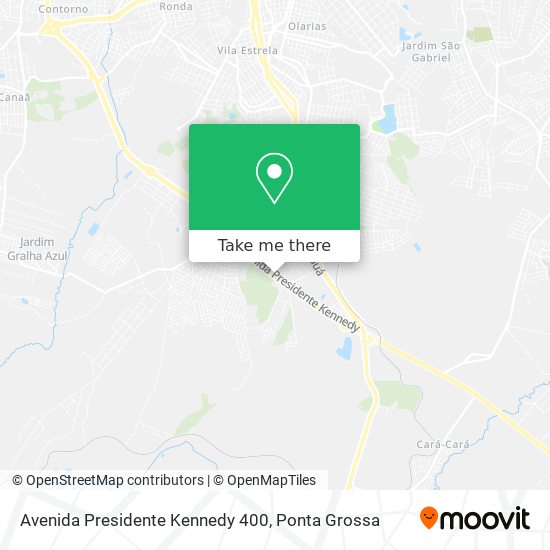Mapa Avenida Presidente Kennedy 400