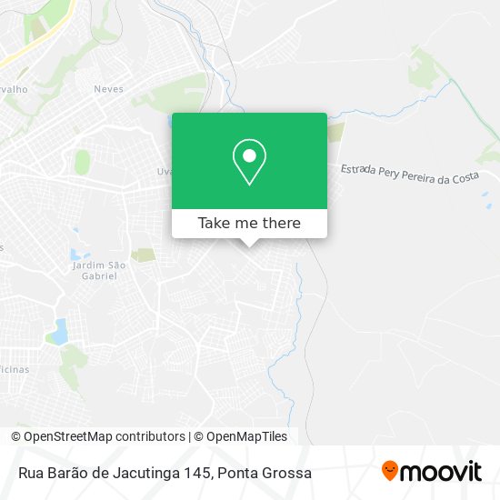 Mapa Rua Barão de Jacutinga 145