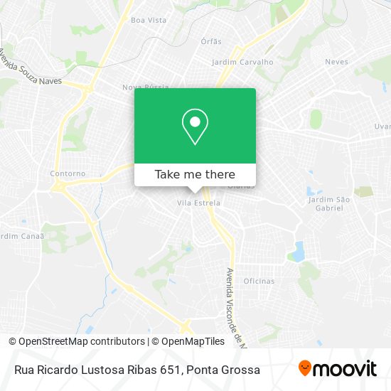Rua Ricardo Lustosa Ribas 651 map