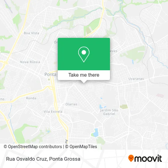 Rua Osvaldo Cruz map