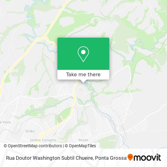 Mapa Rua Doutor Washington Subtil Chueire