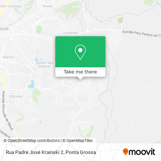 Rua Padre José Krainski 2 map