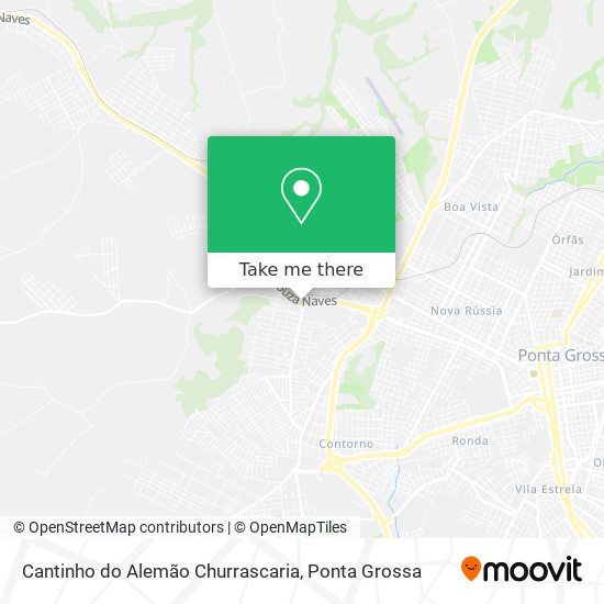 Cantinho do Alemão Churrascaria map