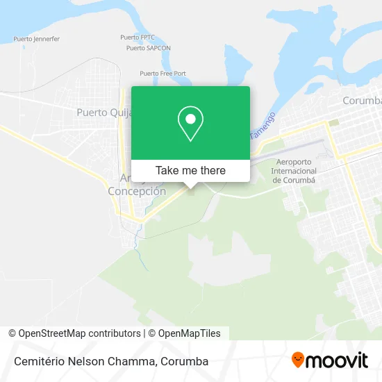 Cemitério Nelson Chamma map