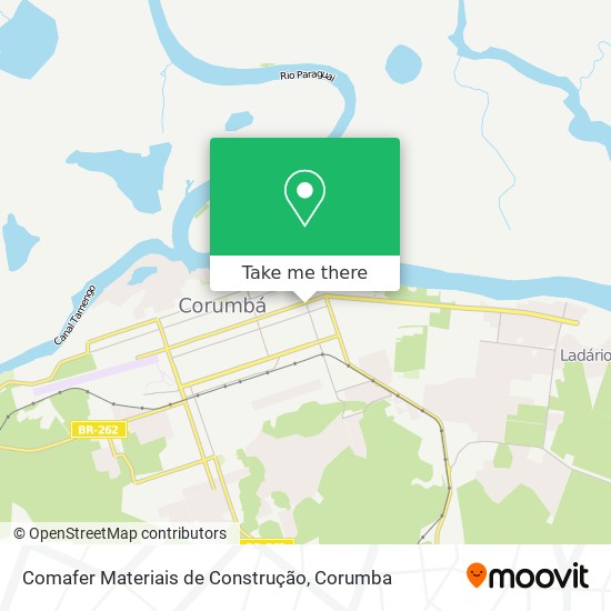 Mapa Comafer Materiais de Construção