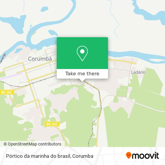 Mapa Pórtico da marinha do brasil