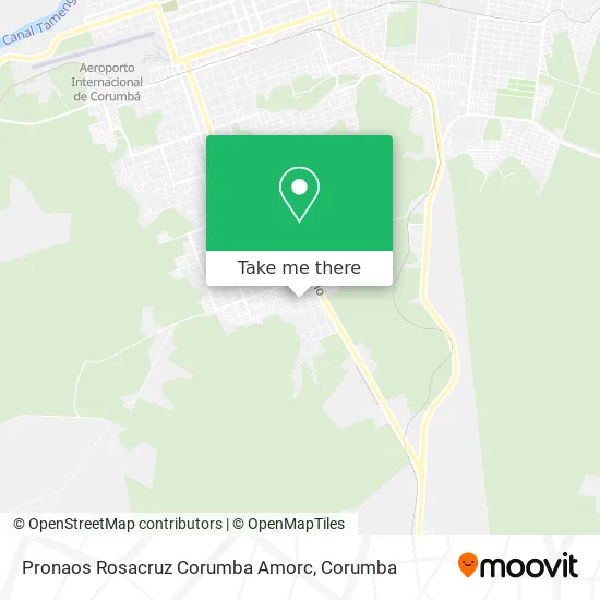 Pronaos Rosacruz Corumba Amorc map