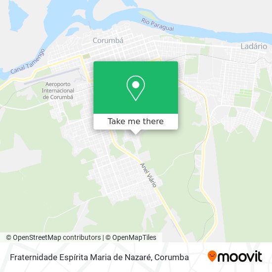 Fraternidade Espírita Maria de Nazaré map